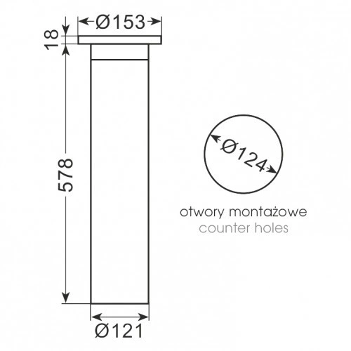 Dozownik kubków o średnicy 73-98 mm tworzywo | DZ-C2210C Dozownik kubków o średnicy 73-98 mm tworzywo | DZ-C2210C