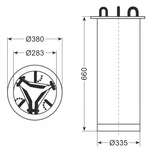 Podajnik talerzy neutralny | DZ-1826N
