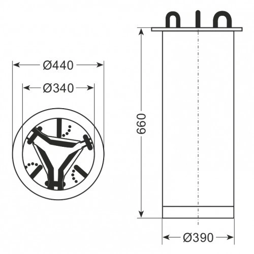 Podajnik talerzy neutralny | DZ-2432N