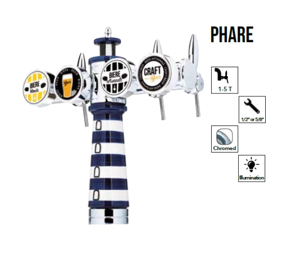 Nalewak do piwa PHARE (niebieski)