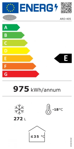 Zamrażarka skrzyniowa z ukośną szybą 313 litrów | BYFAL ARO-406/2