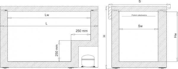 Zamrażarka skrzyniowa 317 litrów | BYFAL ZS-350/2 Zamrażarka skrzyniowa 317 litrów | BYFAL ZS-350/2