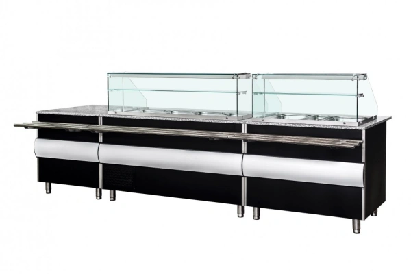 Bemar grzewczy wolnostojący, sterowany elektronicznie | COLD Linea Gastro BEMAR