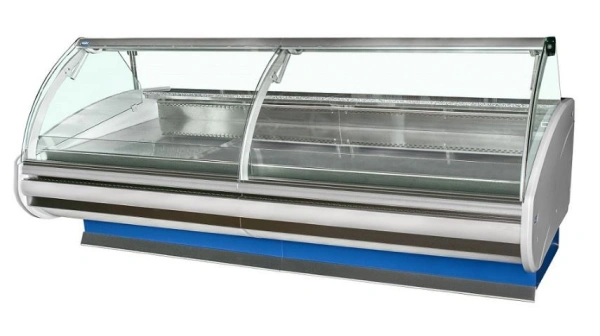 Lada chłodnicza z podnoszoną szybą frontową, komora przechowalnicza, głębokość 1200 mm | COLD MODENA W PVP k