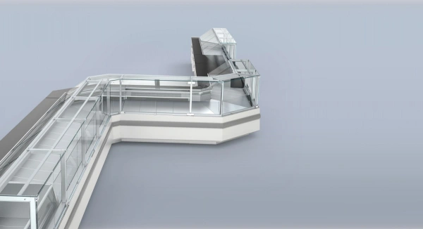 Lada chłodnicza z prostą szybą | IGLOO SAMOS Lada chłodnicza z prostą szybą | IGLOO SAMOS