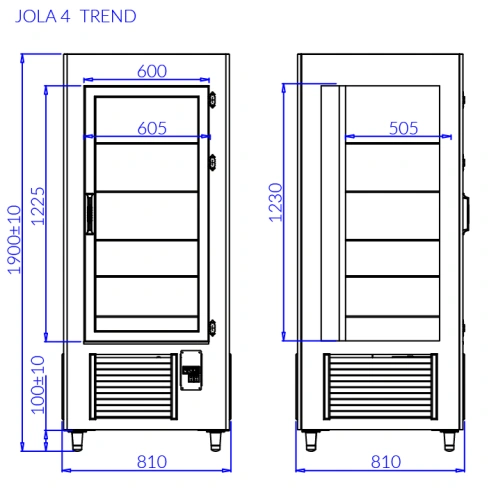 Słupek cukierniczy, 4 wersje stylistyczne | IGLOO JOLA 4