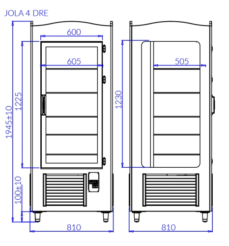 Słupek cukierniczy, 4 wersje stylistyczne | IGLOO JOLA 4