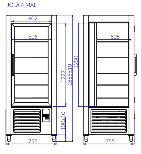 Słupek cukierniczy, 4 wersje stylistyczne | IGLOO JOLA 4