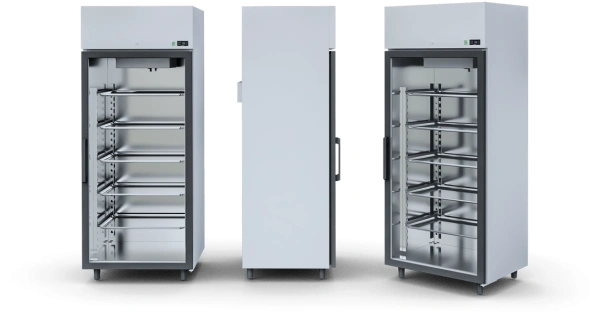 Szafa mroźnicza przeszklona, samodomykająca | IGLOO JOLA 1 M