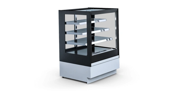 Witryna cukiernicza, przeszklona, neutralna | IGLOO CUBE 2 NEUTRAL