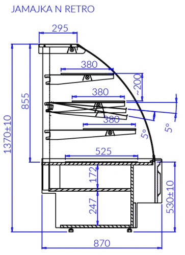 Neutralna witryna cukiernicza | IGLOO JAMAJKA N