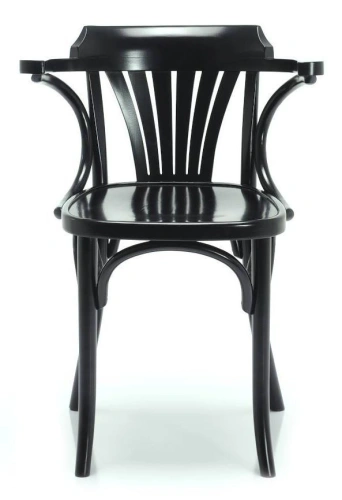 Krzesło drewniane z oparciami czarne | Go In Grande Botte