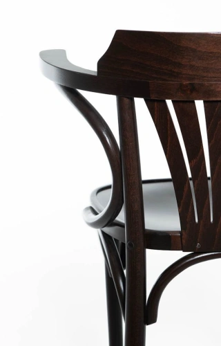 Krzesło drewniane z oparciami czarne | Go In Grande Botte