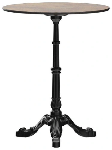 Stolik kawiarniany francuski styl brązowy 60cm | Go In Paris