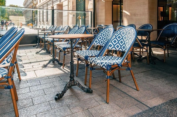 Stolik kawiarniany francuski styl drewniany 60 cm | Go In Paris