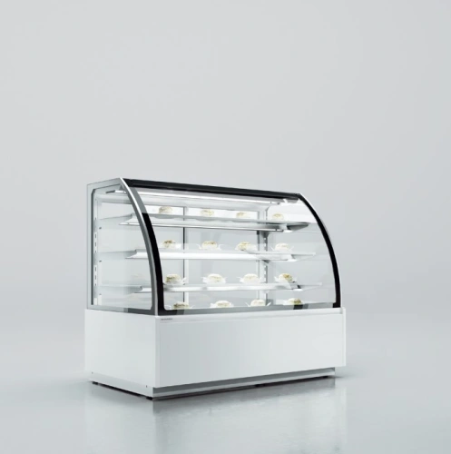 Witryna cukiernicza z giętą szybą, wąska | LCC CARINA 02