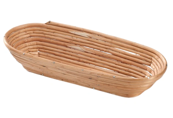Kosz wiklinowy do garowania chleba podłużny 0,6-1,0 kg | Benler