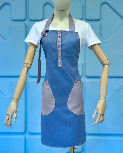 Fartuch kucharski pełny, damski, dopasowany | Luub Femte Fartuch kucharski pełny, damski, dopasowany | Luub Femte